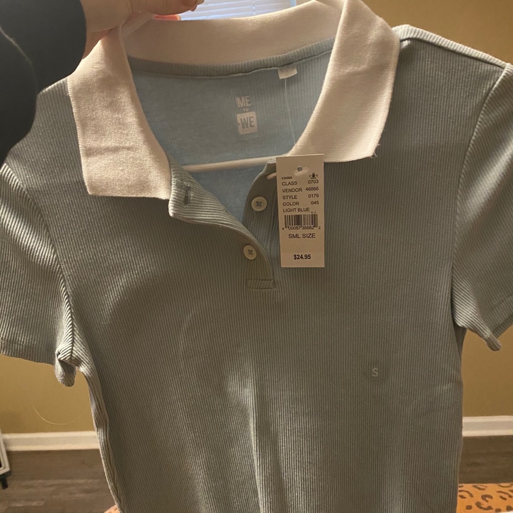 Pacsun cropped polo size small
